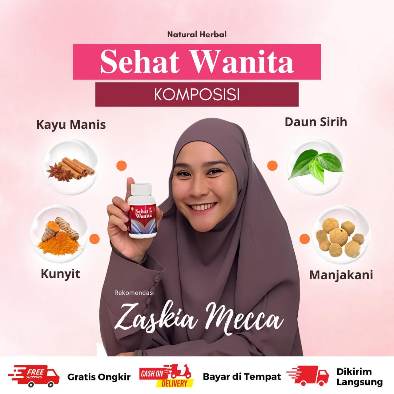 Sehat Wanita Suplemen Kesehatan Wanita BPOM dan Halal MUI Untuk Membantu Mengatasi Turun Peranakan Miss V Rasa Tidak Nyaman Nyeri Panggul Gangguan Kencing Infeksi Kandung Kemih Sulit Keluar Air Kencing Sembelit Dll 3